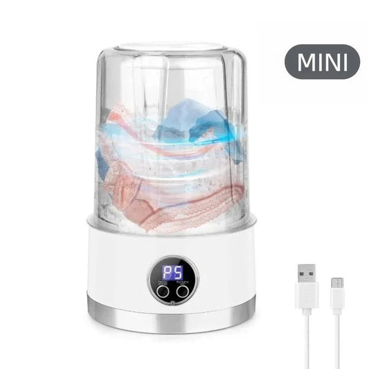 Mini Máquina de Lavar Portátil 1L - Praticidade Compacta para Sua Rotina